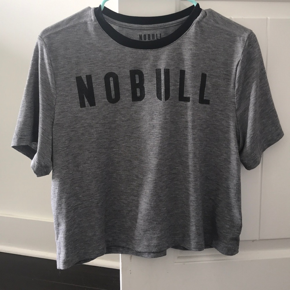 Grey Nobull Boxy Tee